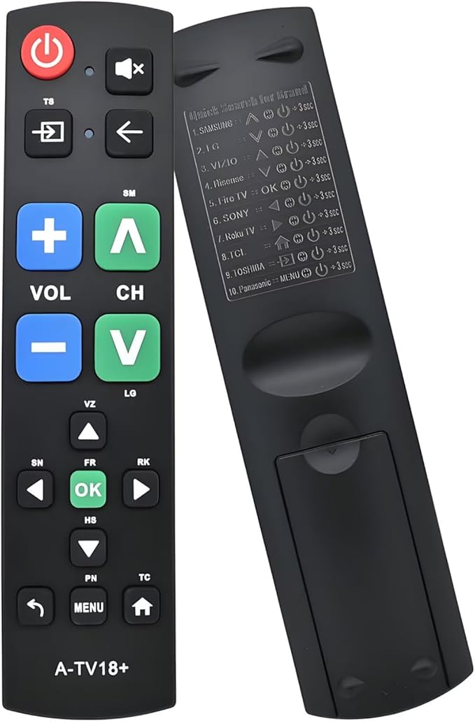Fanwer Large Button TV Remote